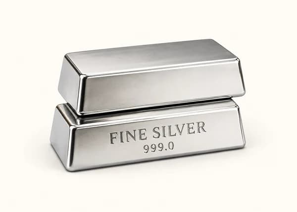 Silver bullion bars